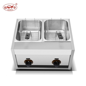 <span class=keywords><strong>Friteuse</strong></span> à <span class=keywords><strong>gaz</strong></span> commerciale en acier inoxydable, capacité de <span class=keywords><strong>8l</strong></span>, prix d'usine, livraison gratuite - Product Image 1