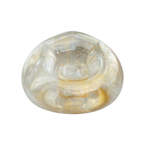 Dày <span class=keywords><strong>Inflatable</strong></span> PVC sequin hiện đại di động lười biếng <span class=keywords><strong>sofa</strong></span> có thể gập lại ngồi có thể ngả footstool ngoài trời thiết lập Trung Quốc thực hiện - Product Image 5