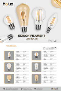 En stock, <span class=keywords><strong>ampoules</strong></span> LED ST64 E27, prix bas, ambre clair, 6W, 630lm, 2700K, <span class=keywords><strong>ampoules</strong></span> LED sans scintillement pour la maison - Product Image 5