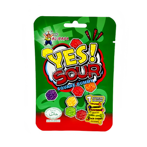Custom Printed Holographic Die Cut 3.5g/28g Candy Ziplock Bags Resealable Moisture Proof Mylar Stand Up Pouches <strong>with</strong> Hang Hole - Product Image 4