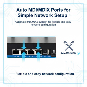 Enrutador WiFi 7 De tres bandas, Chip MT7988AV, 5G, Dual Sim, enrutador de malla WAN de 2,5G <span class=keywords><strong>para</strong></span> oficina de negocios - Product Image 2