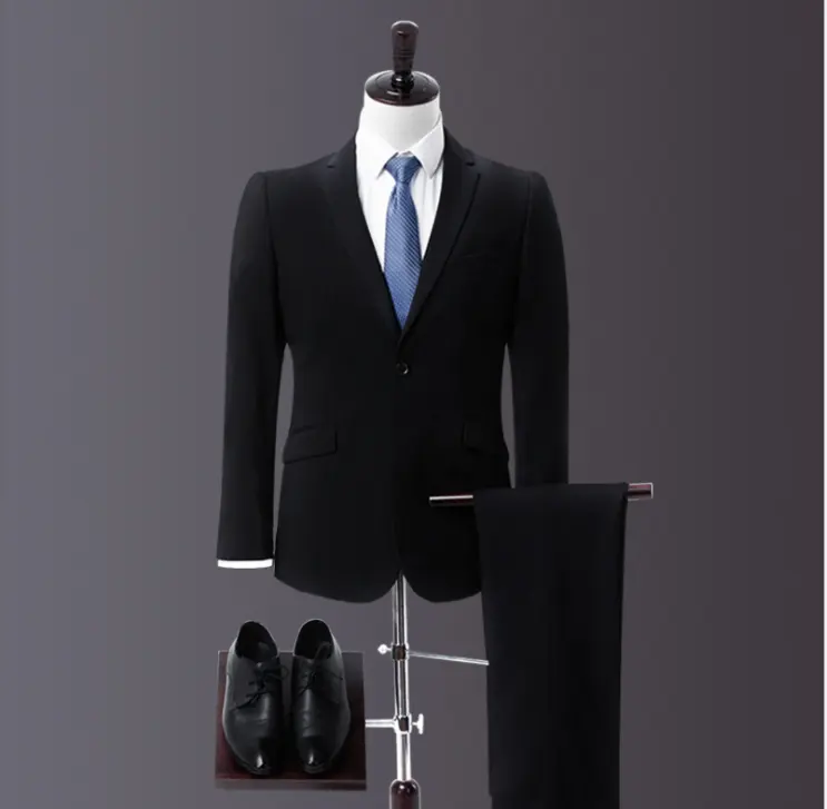 Wholesale wedding for men in black suits of cultivate one's morality man s formal suit soft cotton OEM apparel business