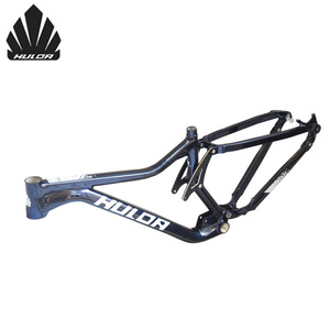 Cadre de vélo de montagne à suspension intégrale en alliage d'aluminium Hulor 29 pouces noir et gris caméléon léger Warrior tout-terrain - Product Image 2