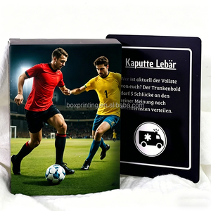 Cartes de collection de footballeurs en or, argent, noir et colorées pour enfants – Jeu de cartes à échanger sur les stars du football - Product Image 1