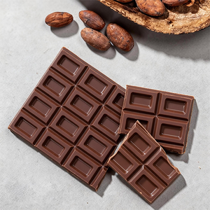 Vente en gros usine – Barre de chocolat noir 52g au beurre de cacao composé/pur, chocolat halal, bonbons exotiques solides, friandises - Product Image 2
