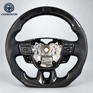 Volante Deportivo Personalizado de Fibra de Carbono Forjado con LED para Corolla GR SE XSE RX RAV4 Camry Land Cruiser - Product Image 1