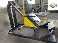 YL-3002 Appareil de musculation commercial Gymleco Hack Squat réglable style Cybex Yanre 8208 Hack Squat Leg Press pour salle de sport