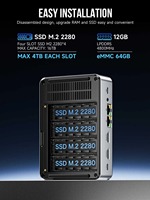 GMKtec G9 N150 12GB LPDDR5 64GB EMMC Mini PC Desktop Computer Business Office