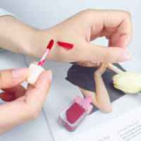 Rouge à lèvres liquide brillant personnalisé, cosmétiques de haute qualité, formule sans huile, brillance intense, imperméable, longue tenue, 4 ml, personnalisable