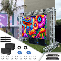 Pantalla LED para Cabina de DJ P2.604, Gabinete Ligero de Alquiler para Sistema de Video Wall en Escenarios de Clubes