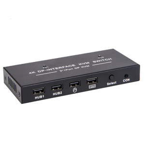 Interruttore <span class=keywords><strong>KVM</strong></span> a doppio Monitor a <span class=keywords><strong>2</strong></span> porte con display a <span class=keywords><strong>2</strong></span> porte-4K 60Hz - Product Image 2