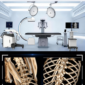 ระบบเอกซเรย์ดิจิทัลเคลื่อนที่แบบ C-Arm สำหรับสัตวแพทย์ พร้อมเครื่องตรวจจับแบบแผ่นเรียบ และเครื่องฟลูออโรสโคปี สำหรับการผ่าตัดกระดูกและข้อ - Product Image 6
