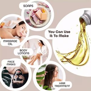 Aceite de Ricino Fraccionado 100% Puro <span class=keywords><strong>y</strong></span> Natural Sin Refinar de Lanthome para Masajes con Aceites Esenciales, para Hidratar Cabello, <span class=keywords><strong>Uñas</strong></span> <span class=keywords><strong>y</strong></span> <span class=keywords><strong>Piel</strong></span> - Product Image 5