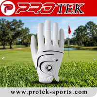 Gants de golf en cuir Cabretta de qualité professionnelle, personnalisés, avec une adhérence ultime, Protek, pour hommes et femmes, doux, confortables, sensation agréable, sur mesure