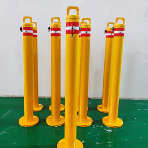 Австралия, популярная безопасная углеродистая сталь, съемные Запираемые болларды с поверхностным креплением, съемные болларды - Product Image 1