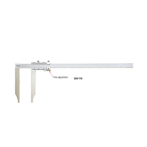 Mini Calibrador de Acero Inoxidable Mitutoyo Modelo 500-507-10 con Mordazas de Carburo, Rango de 0-40 pulgadas/1000 mm, Precisión de 0.003 pulgadas - Product Image 3