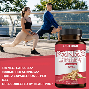 Органический 1000 мг Panax женьшеня, экстракт корня женьшеня, капсулы, концентрированные энергетические вегетарианские капсулы - Product Image 3