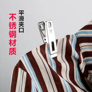 Pinces à Linge Robustes en Acier Inoxydable <span class=keywords><strong>pour</strong></span> Serviettes, Cintres, Pinces à Lessive en Métal <span class=keywords><strong>pour</strong></span> Sécher les Chaussettes - Product Image 6