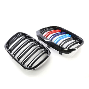 Calandre de voiture BMW pour X3 X4 G01 G02, design double ligne et trois couleurs, calandre avant de pare-chocs 51138469959, plastique ABS, neuve - Product Image 3