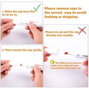 Stylos-feutres marqueurs <span class=keywords><strong>de</strong></span> couleur, série <span class=keywords><strong>de</strong></span> stylos-feutres, pour Portrait, <span class=keywords><strong>dessin</strong></span>, peinture, Art, 24 couleurs, Design, Animation scolaire, peau brune - Product Image 6