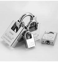Cadenas demi-enveloppé en fer à ouverture directe, vente directe usine ; Anse carrée enveloppante ; Clé universelle étanche