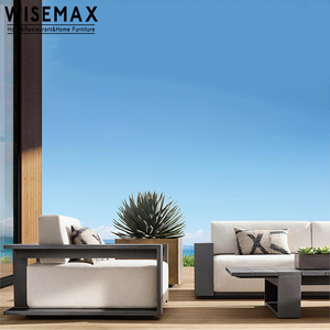 Muebles de Jardín Modernos WISEMAX, <span class=keywords><strong>Mesa</strong></span> Auxiliar de Aluminio, <span class=keywords><strong>Mesa</strong></span> de Centro Simple para Balcón, Piscina, Patio, <span class=keywords><strong>Exterior</strong></span> - Product Image 6