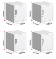 Casier polyvalent de rangement,, Cubes en métal, pour montage mural, petite armoire