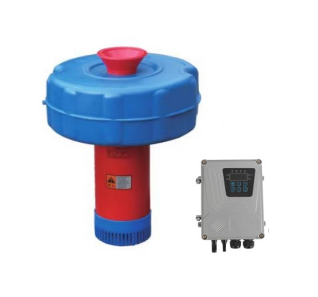DC 48V 750W Solar Powered Pond Aerator Solar Floating Pond Oxygenator Pump Fish Pond Drainage Irrigation Aeration Floating Pump