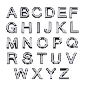 Lettere cromate adesive in plastica Abs personalizzate all'ingrosso della fabbrica per auto - Product Image 2