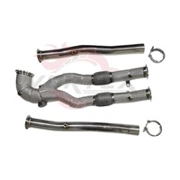 Downpipe de performance Vortex 2.5 TFSI 76mm, paroi de 1,5mm, acier inoxydable 304 poli miroir, soudé TIG, pour échappement RS3 8V 8Y RSQ3