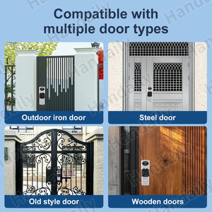 <span class=keywords><strong>Serrure</strong></span> étanche HanDaily pour portail extérieur, <span class=keywords><strong>serrure</strong></span> de porte <span class=keywords><strong>à</strong></span> reconnaissance faciale Wifi, <span class=keywords><strong>serrure</strong></span> numérique <span class=keywords><strong>à</strong></span> empreinte digitale, mot de passe, application, carte RFID - Product Image 4