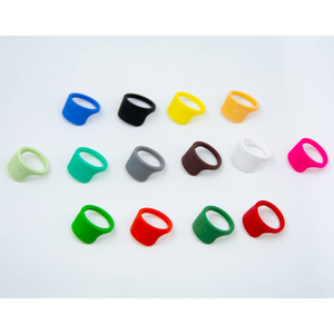 Anneau de protection en <span class=keywords><strong>silicone</strong></span> personnalisable et sûr pour les entraînements en extérieur, cible le fitness, réduit la pression sur la peau, offre une protection rouge sur la face intérieure de la paume - Product Image 1