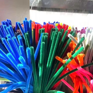 منظفات أنابيب للبيع بالجملة ممتازة 27 لونًا من الشنيل ينبع من مواد متينة وعصي غامضة حرفة بهرج الباستيل منظفات أنابيب منفوشة - Product Image 6