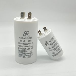 Condensateurs de fonctionnement pour moteur AC HONGYE à plaques parallèles <span class=keywords><strong>CBB60</strong></span>, 30µF 5% MFD <span class=keywords><strong>450VAC</strong></span> 50/60Hz, haute efficacité, métallisés, 30x50mm, montage en surface - Product Image 2