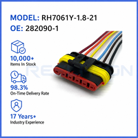 Commander RH7061Y-1.8-21 282090-1 Connecteur Auto Étanche Superseal 6 Broches 1.5mm Femelle avec Câble Pigtail pour Moto et Marine