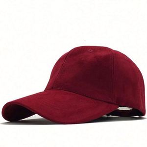 Casquettes de sport vertes à 6 panneaux à visière incurvée en gros, en stock – Casquettes de baseball personnalisées en daim - Product Image 5