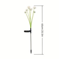 Lampes solaires en forme de méduse, lumières multicolores, 2 modes d'éclairage, lampe LED créative, décoration extérieure, cadeau idéal pour les fêtes, les festivals et les célébrations
