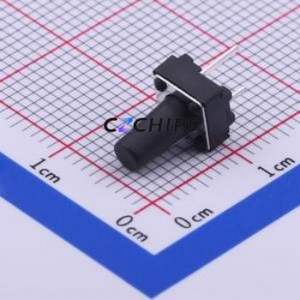 TSA064G100-250 Tactile Switch Through hole Component (THT) Switch Single Pole Single Throw Round Button 2.5N Through Hole - Product Image 1