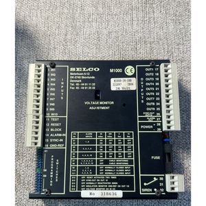 Módulo de Alarma y Monitoreo de Voltaje Selco M1000-24-10B, Panel de Control de Relé de Entrada y Salida de 24 Voltios - Product Image 1