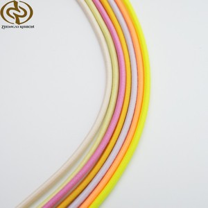 卸売2mm 3mm 5mm 8mm 10mmラウンドポリエステル弾性コードソリッドカラー編組弾性コード - Product Image 2