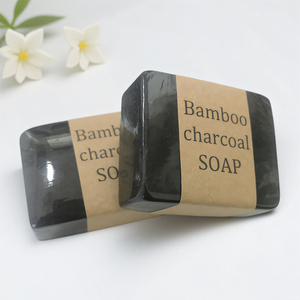 OEM Vegan Bambu Carvão Rosto Limpeza Sabão Antiséptico Herbal Oil Control Pimple Acne Remoção Handmade Sabões Sólidos para As Mulheres - Product Image 4