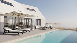 Mobilia esterna dell'hotel divano Chaise Lounge spiaggia piscina Patio Set <span class=keywords><strong>salotto</strong></span> <span class=keywords><strong>giardino</strong></span> - Product Image 3