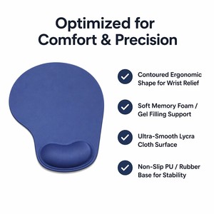 Maßgefertigte Großhandels-Handgelenkauflage Mauspad Ergonomisches Design Wasserfest Büronutzung Günstiges Geschenk OEM-Marke auf Lager - Product Image 5