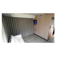 Mini-maisons mobiles en panneaux sandwich, type capsule spatiale, avec roues – Maison préfabriquée mobile pour appartements, hôtels et villas