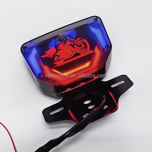 WANOU CG аксессуары светодиодные задние тормозные огни CG125 GN125 модный задний фонарь индикатор мотоциклетный задний фонарь - Product Image 3