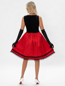 Disfraz de Caperucita Roja para Mujer Adulta con Capa para Halloween y Fiestas de Carnaval - Product Image 5