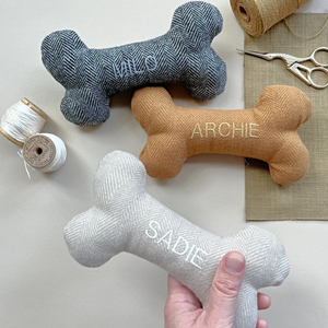 Cuscino in osso di cane pronto per la spedizione ricamato giocattolo per cani da addestramento all'aperto giocattoli Mini cuscino accessori per animali domestici - Product Image 3