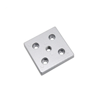 Connecteur d'extrémité de plaque de montage de base de profilé en aluminium