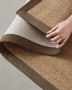 <span class=keywords><strong>Tappeto</strong></span> in Sisal Intrecciato <span class=keywords><strong>a</strong></span> Spina di Pesce per Interni ed Esterni, Impermeabile con Base in Lattice, Personalizzabile OEM, Vendita Diretta dalla Fabbrica - Product Image 1