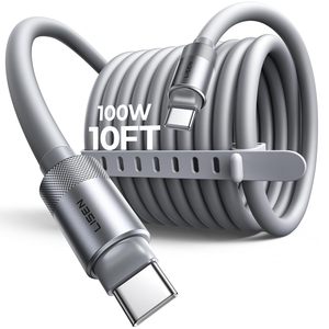 LISEN 3 Meter Langes USB-C Stromkabel Langlebiges Silikon Schnellladekabel für Mobiltelefon-Zubehör Shop iPhone 17 16 15 14 - Product Image 1